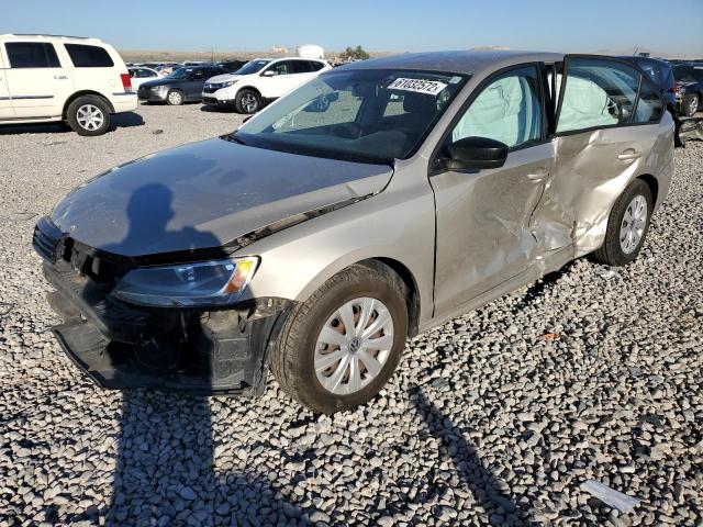 3VW2K7AJ2EM207669 - 2014 VOLKSWAGEN JETTA BASE BEIGE photo 2