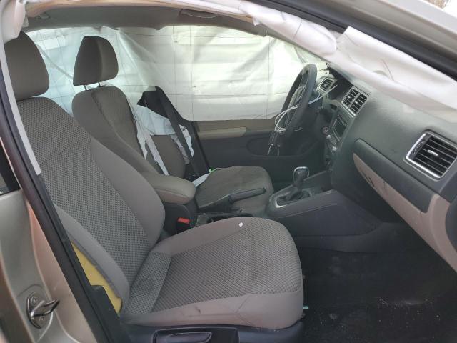 3VW2K7AJ2EM207669 - 2014 VOLKSWAGEN JETTA BASE BEIGE photo 5
