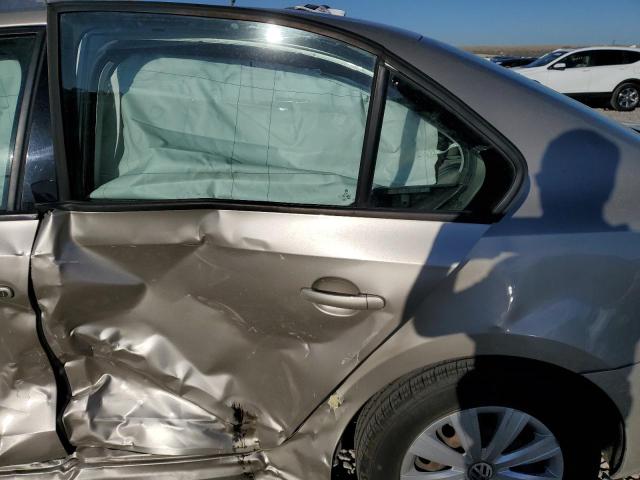 3VW2K7AJ2EM207669 - 2014 VOLKSWAGEN JETTA BASE BEIGE photo 9
