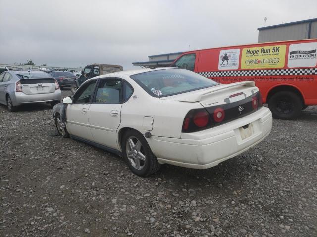 2G1WF52E159316723 - 2005 CHEVROLET IMPALA WHITE photo 3