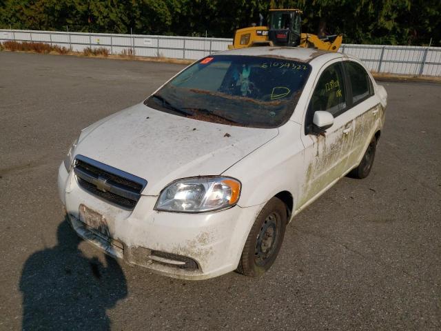 KL1TD5DE6AB097254 - 2010 CHEVROLET AVEO LS 白色 照片 2