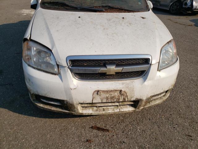 KL1TD5DE6AB097254 - 2010 CHEVROLET AVEO LS 白色 照片 9