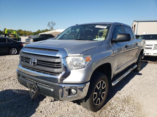 5TFDW5F18EX325605 - 2014 TOYOTA TUNDRA CRE SILVER photo 2