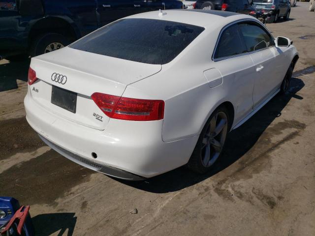 WAUWFAFR8AA033423 - 2010 AUDI A5 PRESTIG WHITE photo 4