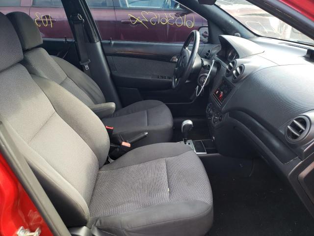 KL1TD5DE1BB161279 - 2011 CHEVROLET AVEO LS 红色 照片 5