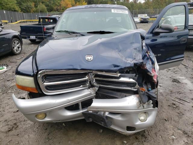 1B7HL48N42S578398 - 2002 DODGE DAKOTA QUA BLUE photo 7