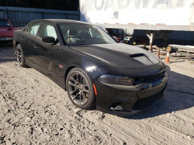 2C3CDXGJ9NH105104 - 2022 DODGE CHARGER BLACK photo 1