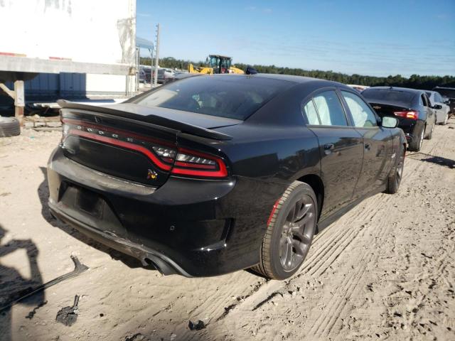 2C3CDXGJ9NH105104 - 2022 DODGE CHARGER BLACK photo 4