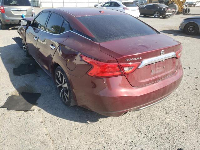 1N4AA6AP4HC398667 - 2017 NISSAN MAXIMA 3.5 BURGUNDY photo 3