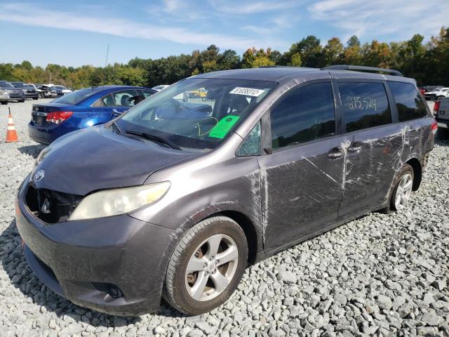 5TDKK3DC5BS009155 - 2011 TOYOTA SIENNA LE GRAY photo 9