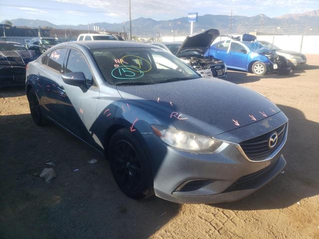 JM1GJ1U68E1147314 - 2014 MAZDA 6 SPORT BLUE photo 1