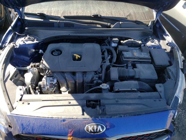 3KPF34AD4ME401798 - 2021 KIA FORTE GT L BLUE photo 7