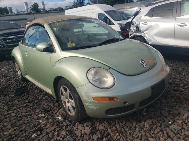 3VWRF31Y97M416242 - 2007 VOLKSWAGEN NEW BEETLE 绿色 照片 1