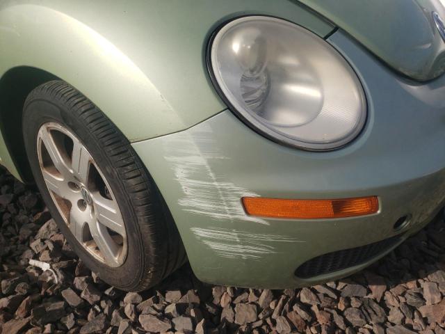 3VWRF31Y97M416242 - 2007 VOLKSWAGEN NEW BEETLE 绿色 照片 9