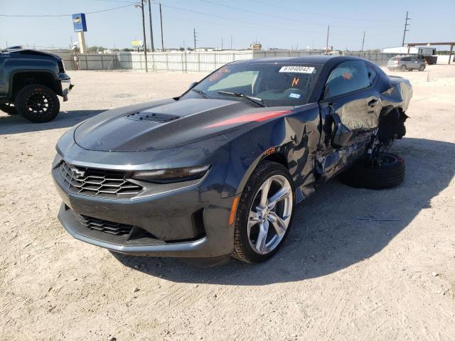 1G1FF1R75N0130998 - 2022 CHEVROLET CAMARO LT1 GRAY photo 2