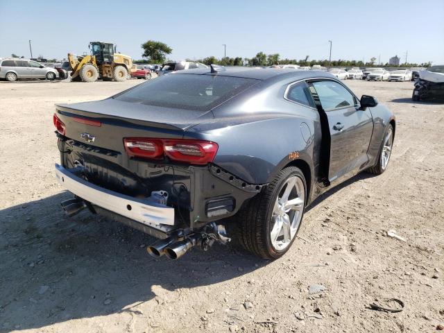 1G1FF1R75N0130998 - 2022 CHEVROLET CAMARO LT1 GRAY photo 4