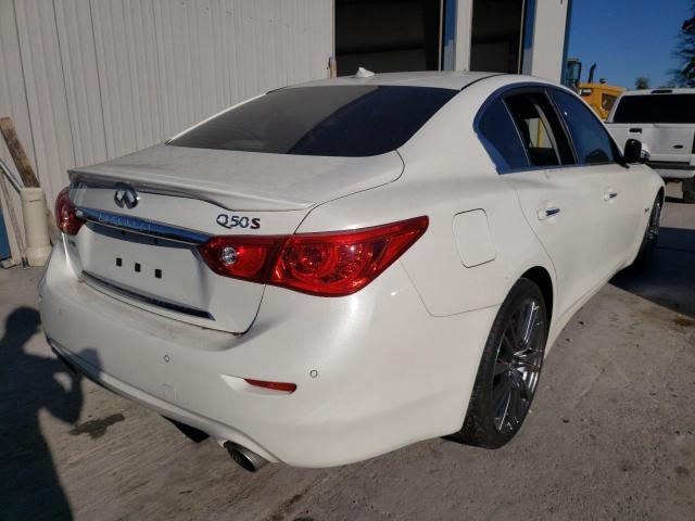 JN1FV7AP5HM851007 - 2017 INFINITI Q50 RED SP WHITE photo 4