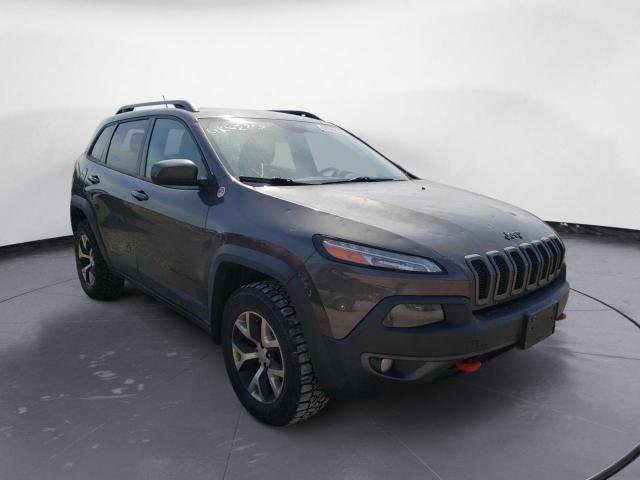 1C4PJMBS9FW665079 - 2015 JEEP CHEROKEE T GRAY photo 1