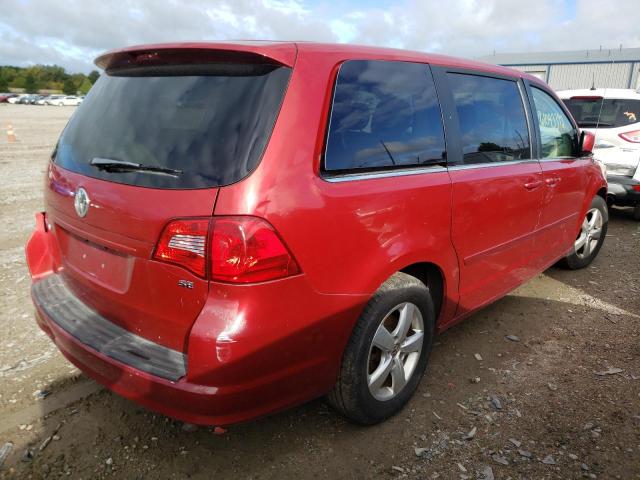 2V8HW34189R541634 - 2009 VOLKSWAGEN ROUTAN SE RED photo 4