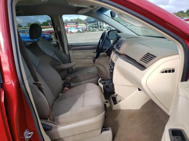 2V8HW34189R541634 - 2009 VOLKSWAGEN ROUTAN SE RED photo 5