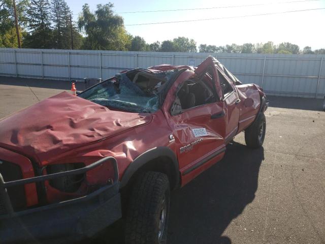 3D7KS28C56G250857 - 2006 DODGE RAM 2500 S RED photo 9