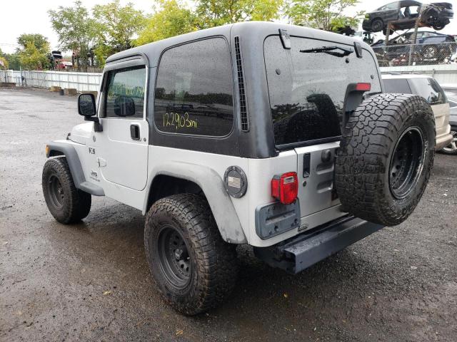 1J4FA39SX4P757010 - 2004 JEEP WRANGLER X SILVER photo 3