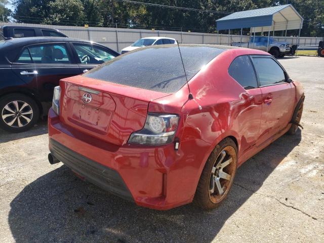 JTKJF5C76FJ007748 - 2015 TOYOTA SCION TC Kırmızı fotoğraf 4