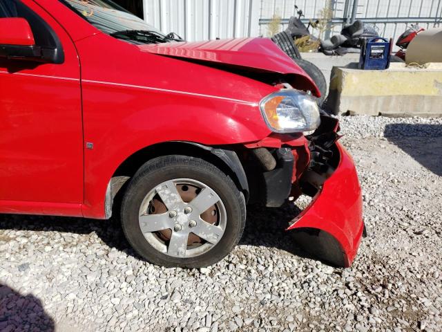 KL1TD56E79B601576 - 2009 CHEVROLET AVEO LS 红色 照片 9