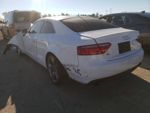 WAUDK78T19A041373 - 2009 AUDI A5 QUATTRO WHITE photo 3