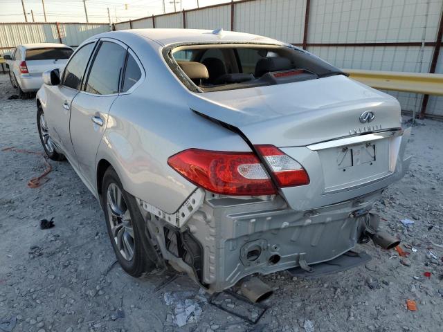 JN1BY1AR8CM391953 - 2012 INFINITI M37 X SILVER photo 3