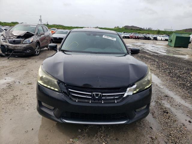 1HGCR3F80EA026974 - 2014 HONDA ACCORD EXL BLACK photo 9