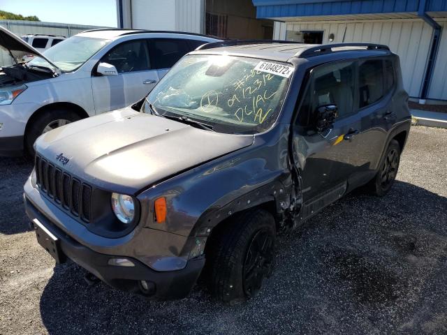 ZACNJBAB7KPK22334 - 2019 JEEP RENEGADE S GRAY photo 2