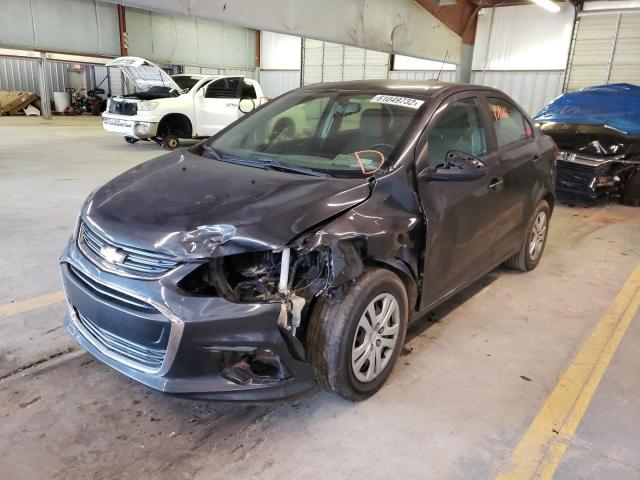 1G1JB5SH0H4142263 - 2017 CHEVROLET SONIC LS CHARCOAL photo 2