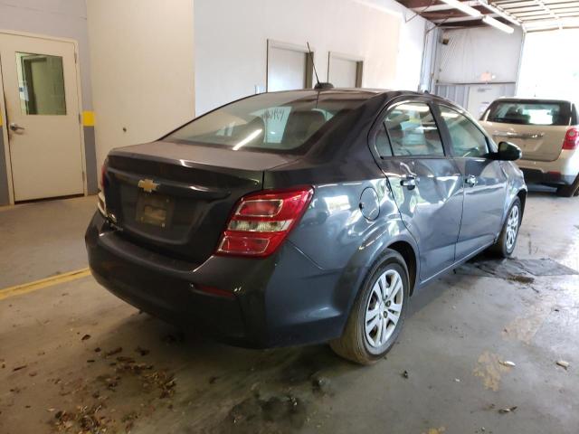 1G1JB5SH0H4142263 - 2017 CHEVROLET SONIC LS CHARCOAL photo 4