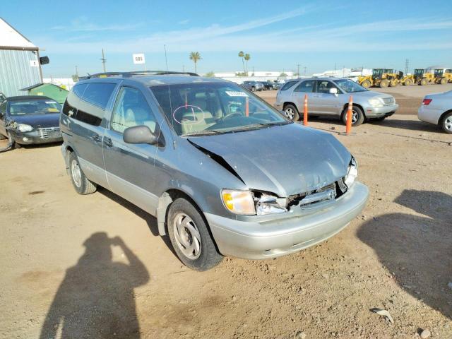 4T3ZF13C0YU226225 - 2000 TOYOTA SIENNA LE GREEN photo 1