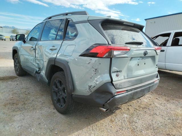 2T3S1RFV7MW222422 - 2021 TOYOTA RAV4 TRD O GRAY photo 3