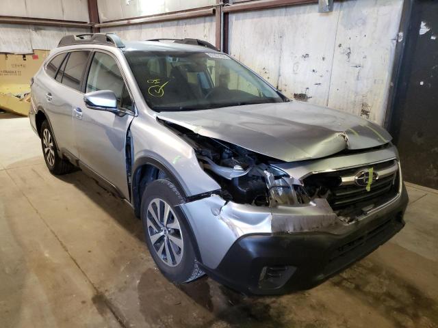 4S4BTACC4M3116751 - 2021 SUBARU OUTBACK SILVER photo 1