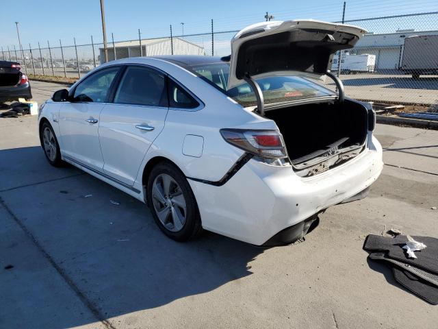 KMHE34L36HA074471 - 2017 HYUNDAI SONATA HYB WHITE photo 3