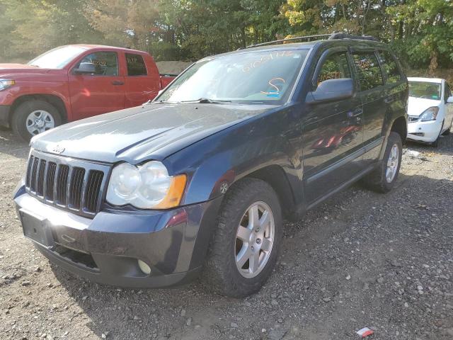 1J8GR48K88C216568 - 2008 JEEP GRAND CHER BLUE photo 2