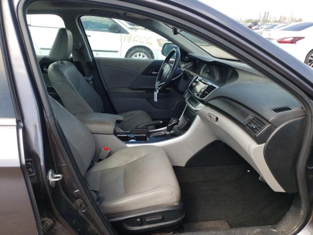 1HGCR2F88EA027459 - 2014 HONDA ACCORD EXL GRAY photo 5