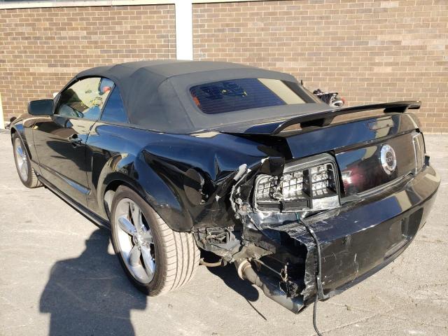 1ZVFT85HX55228500 - 2005 FORD MUSTANG GT BLACK photo 3