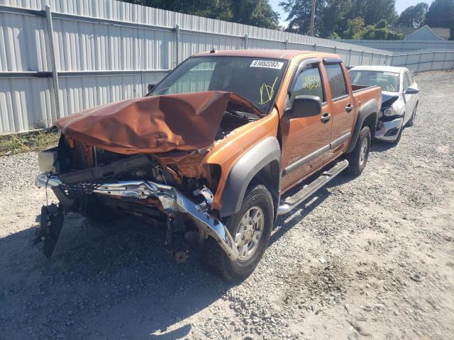 1GCDS136148166245 - 2004 CHEVROLET COLORADO ORANGE photo 2