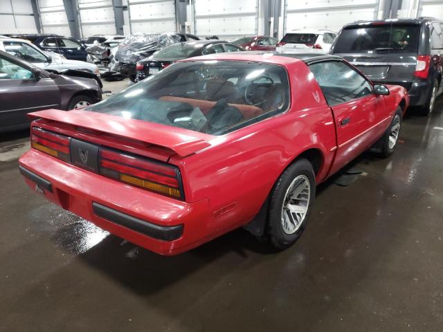 1G2FS21S2JL226304 - 1988 PONTIAC FIREBIRD RED photo 4