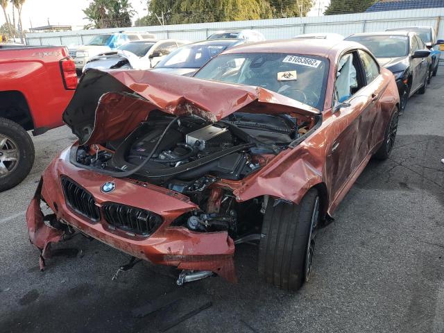 WBS2U7C51KVJ07490 - 2019 BMW M2 COMPETI Նարնջագույն լուսանկար 2