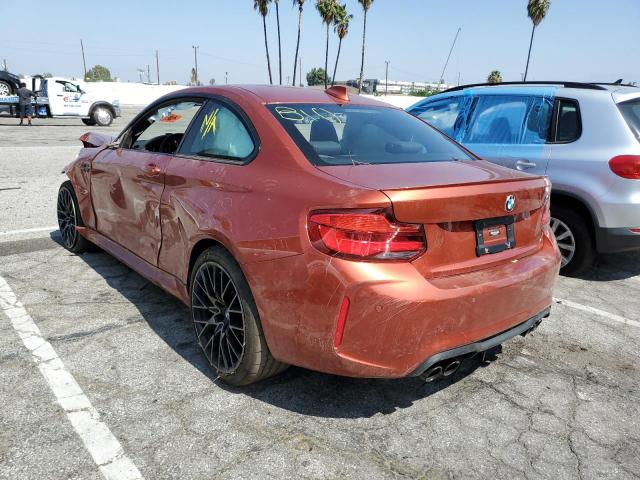 WBS2U7C51KVJ07490 - 2019 BMW M2 COMPETI Նարնջագույն լուսանկար 3