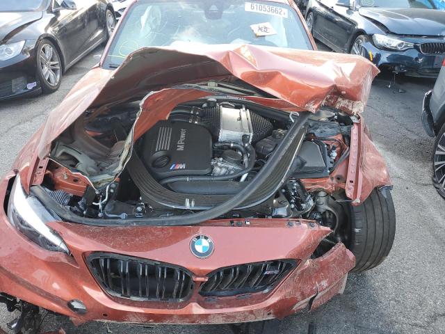 WBS2U7C51KVJ07490 - 2019 BMW M2 COMPETI Նարնջագույն լուսանկար 7