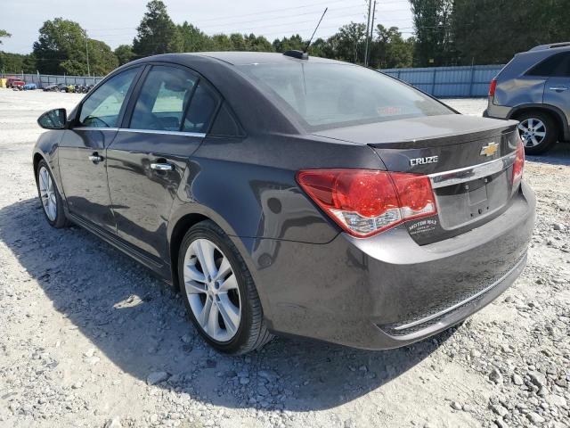 1G1PG5SB2F7120932 - 2015 CHEVROLET CRUZE LTZ GRAY photo 3