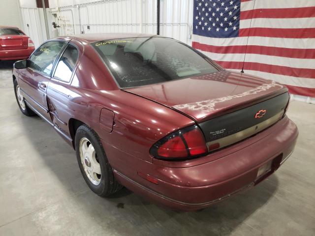 2G1WX12K3W9282569 - 1998 CHEVROLET MONTE CARL MAROON photo 3