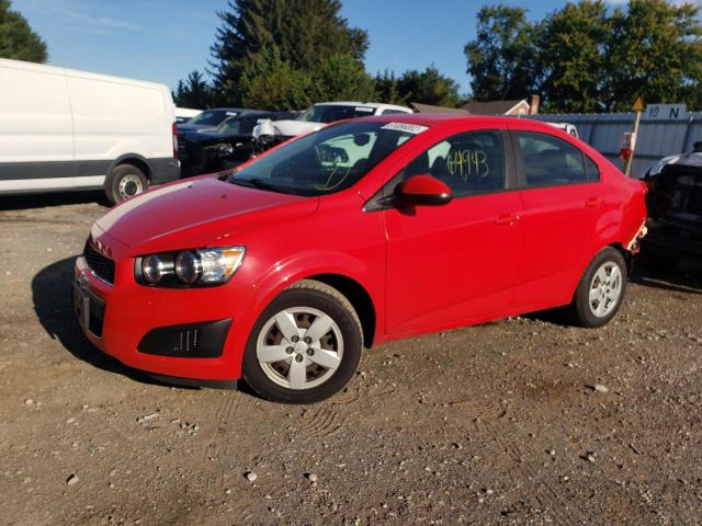 1G1JA5SH1G4169344 - 2016 CHEVROLET SONIC LS RED photo 2