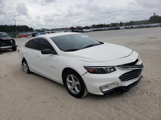 1G1ZB5ST2JF212427 - 2018 CHEVROLET MALIBU LS WHITE photo 1